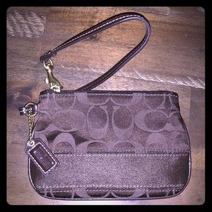 Coach mini wristlet